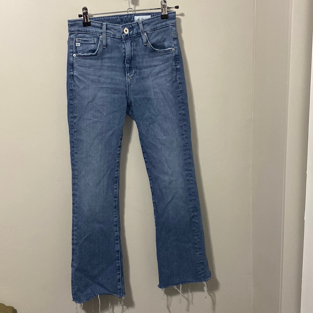 AG Adriano Goldschmied Blue Boot Cut Jeans